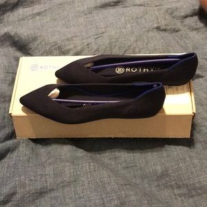 Rothy’s The Point Maritime Navy Flats Size 5
